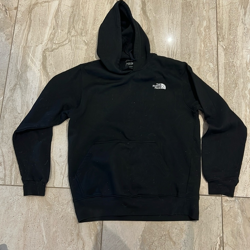 North Face black hoodie. XL youth